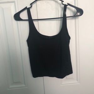 blank crop tank top
